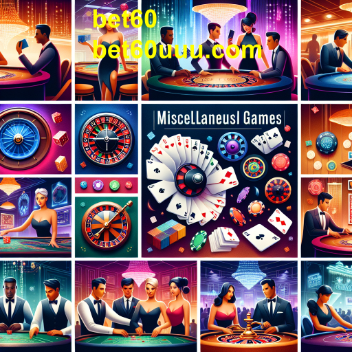 Explore a Categoria de Jogos Diversos no Bet60